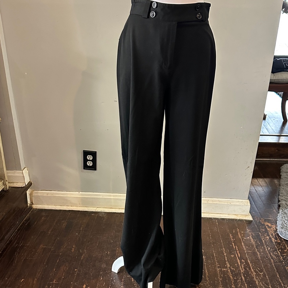 Nine West Black Wide Leg Women's Pants